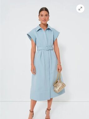 Tuckernuck Slate Blue Chloe Dress